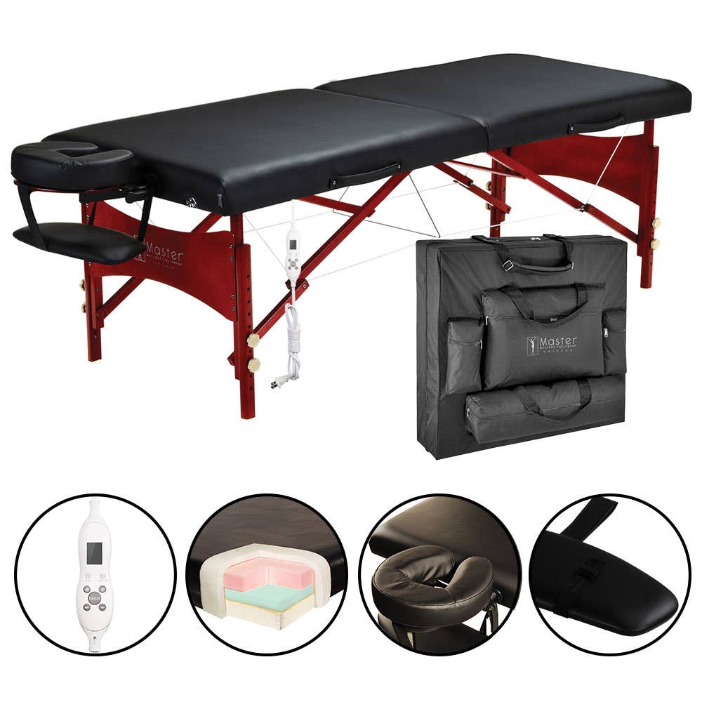 Master®MassageRoma™PortableMassageTablewithTherma-Top®