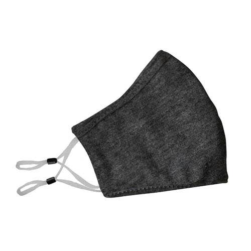 BoomerNaturalsNano-SilverReusableFaceMask-GrayAdjustableEarLoops