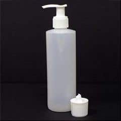 8OzPlasticBottleAndFlipTopCapWithPump