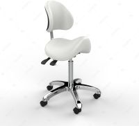 Silverfox Stool with Back, 1025A