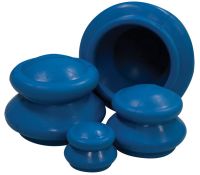 Acucups Rubber 4pc Cupping Set