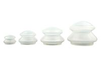 White Silicone Cupping Set