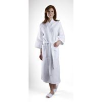 Waffle Weave Kimono White / 67% Cotton 33% Poly