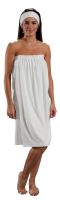 Terry Spa Wrap, White
