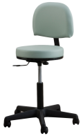 Oakworks® Premium Swivel Stool With Backrest