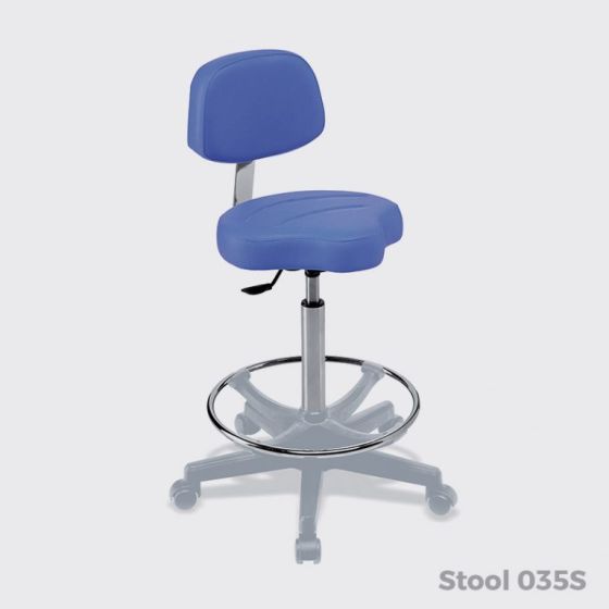 Lemi® Stool with Back 035/S