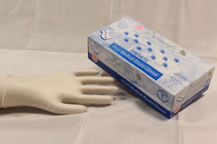 Durasafe Synthetic Vinyl Medical Exam Gloves