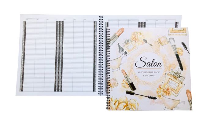 Salon Appointment Book - 6 Columns
