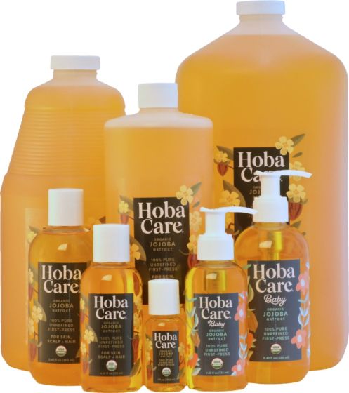 HobaCare Jojoba Oil USDA Certified 100% Organic Jojoba Oil