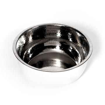 Pedicure Bowls by Noel Asmar - Stainless Steel w/White