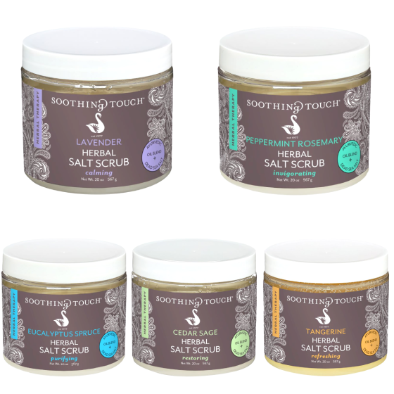 Soothing Touch Salt Scrubs 20oz 10 LBS 
20.5 LBS 