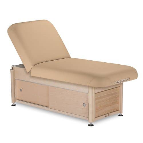 LivingEarthCrafts®Serenity™TiltTopTablewithDesignerCabinetBase