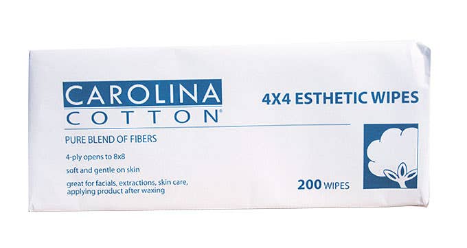 CarolinaCotton4X4EstheticWipes