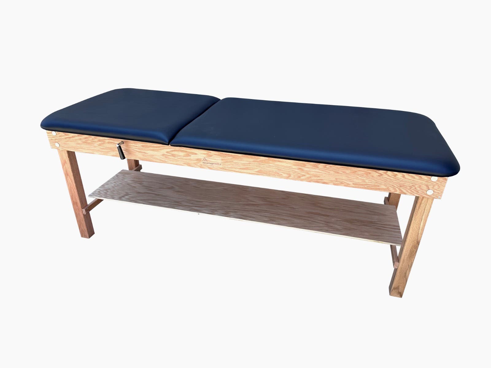 TreatmentTable30”x78”/NaturalWoodW/LiftBackandShelf-Black