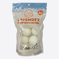 WholeMade EHemp Bath Bombs Lavender Bomb